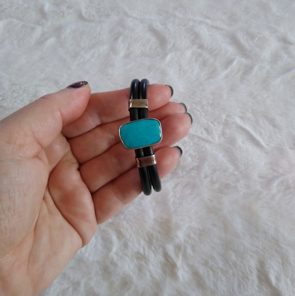 Sterling Silver Turquoise Bracelet